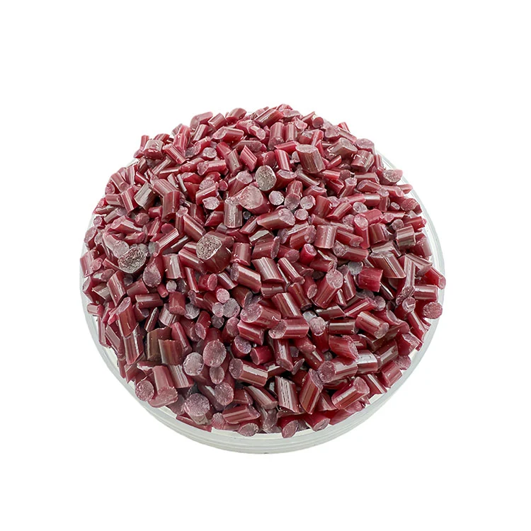 재활용된 빨간색 PS 폴리머 소재